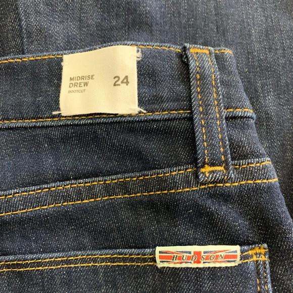 HUDSON woman’s Drew Mid Rise Bootcut Jeans 24 - Picture 5 of 7
